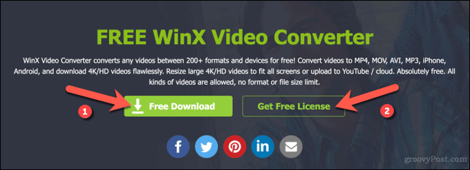 Atsisiųsti „WinX Video Converter“
