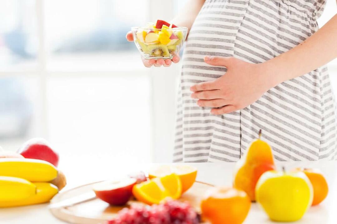 mityba nėštumo metu