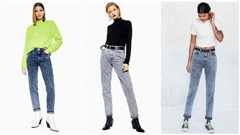 Kaip dėvėti aukštus juosmeninius džinsus? Kaip derinami mama džinsai?