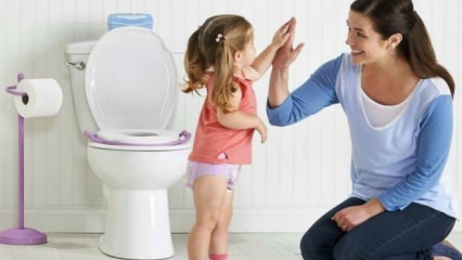 Kokia 3 dienų taisyklė mokant tualeto? Kada organizuojami tualeto mokymai, nuo kokio amžiaus jie prasideda?