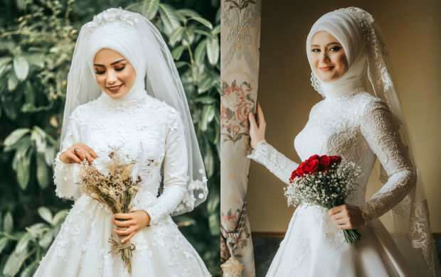„Hijab“ vestuvių suknelių modeliai 2020 m