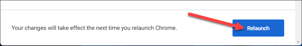 Mygtukas „Chrome“ paleisti iš naujo