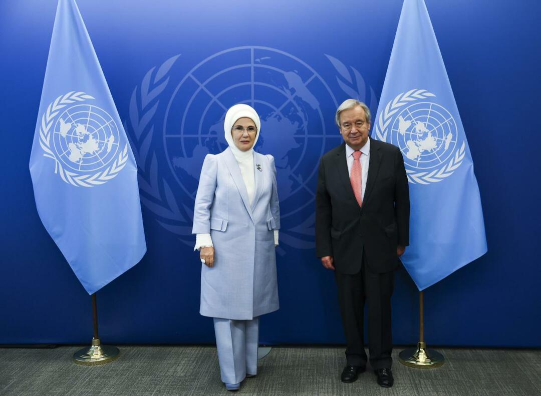 JT generalinis sekretorius ir Emine Erdoğan pasirašė geros valios pareiškimą