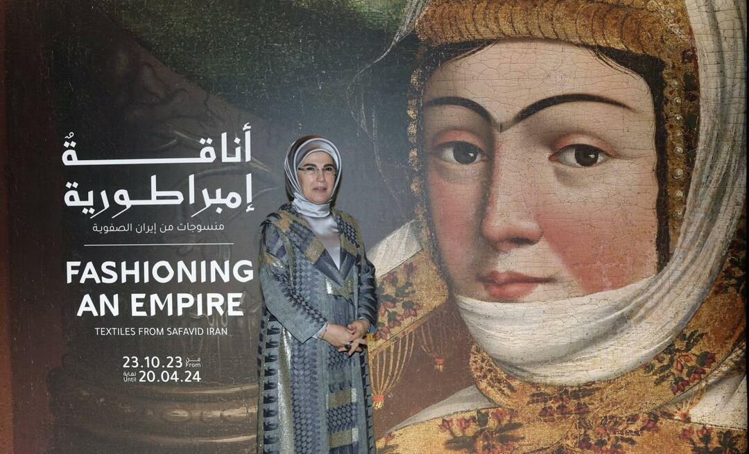 Pirmosios ponios Erdoğan apsilankymas Kataro islamo menų muziejuje! 