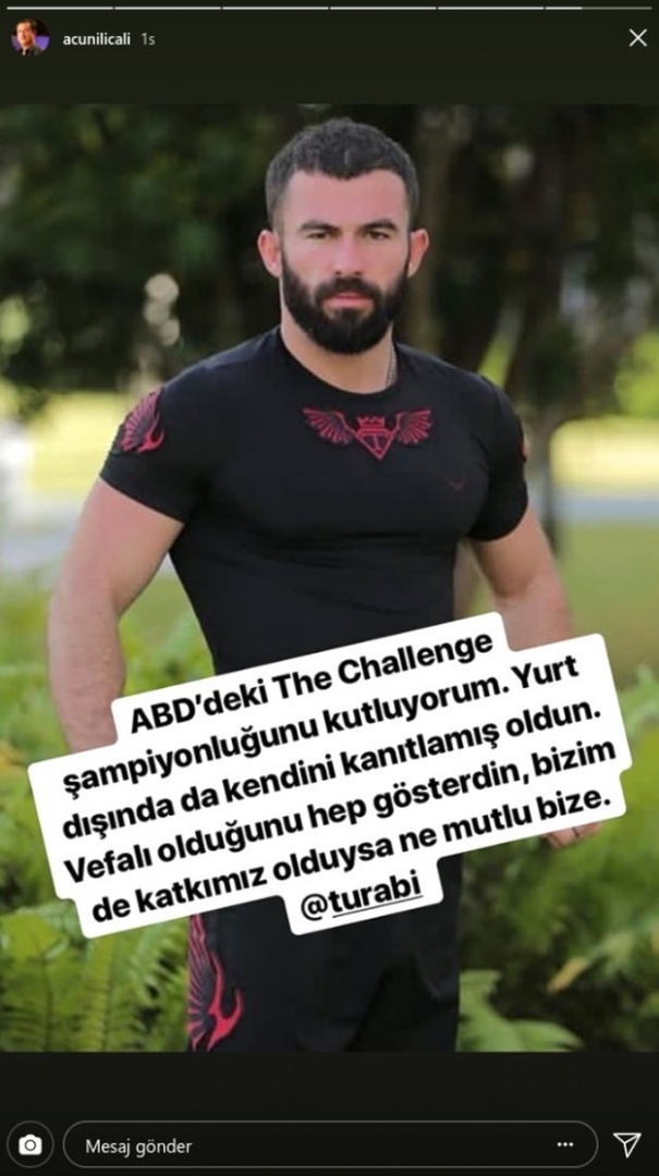 Šventinė žinutė iš Acun Ilıcalı į Turabi!