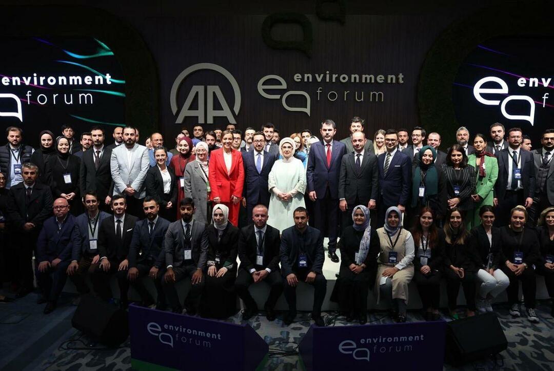 Emine Erdoğan dalyvavo Tarptautiniame aplinkos forume