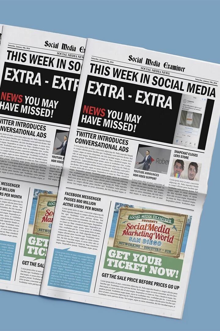 socialinių tinklų eksperto savaitės naujienos 2016 m. sausio 9 d