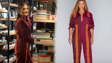 Nauja mados tendencija: „Beyonce Ivy Park Adidas“ kolekcija! Demet Akalın taip pat sėdėjo tame sraute ...