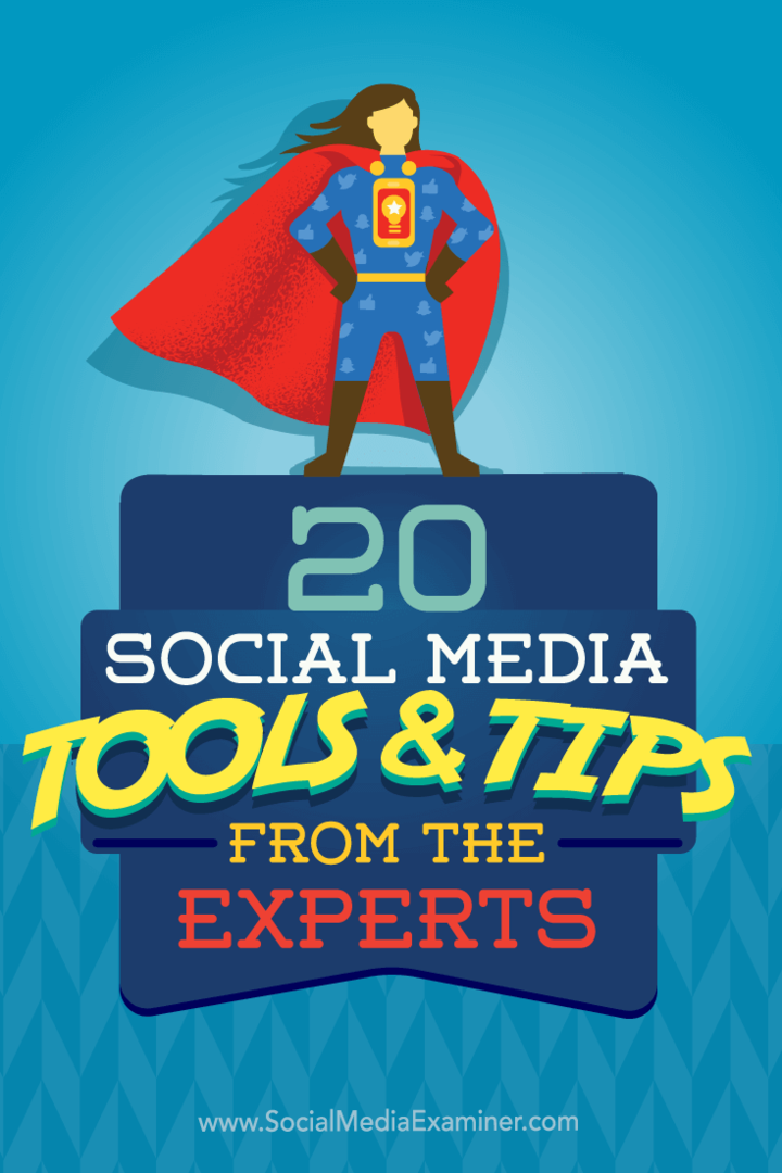 20 socialinės žiniasklaidos įrankių ir ekspertų patarimų: socialinės žiniasklaidos ekspertas