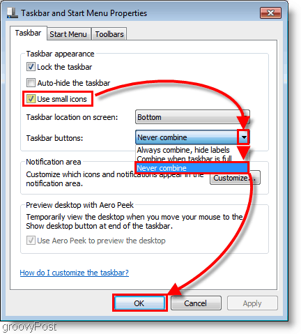 „Windows 7“ tinkina užduočių juostą
