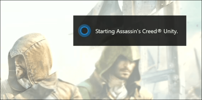 „Cortana“ paleidimo žaidimo „Xbox“