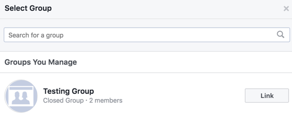 Susiekite „Facebook“ grupę su kitomis grupėmis.
