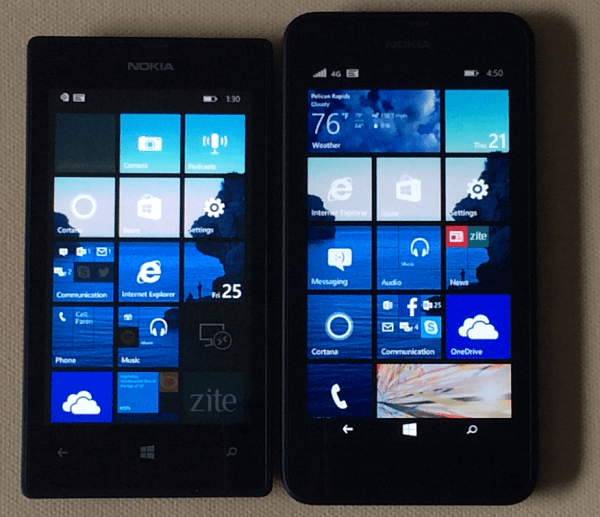 „Nokia Lumia 520“ ir „635“
