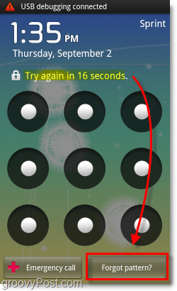 Kaip įgalinti „Pattern Lock“ apsaugą „Android“ įrenginyje