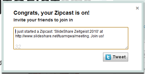 „zipcast“ socialinė transliacija