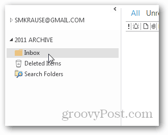 kaip sukurti pst failą „Outlook 2013“ - naujo aplanko aplankas
