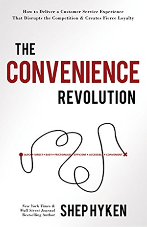 Tai yra naujausios Shepo Hykeno knygos „The Convenience Revolution“ viršelio ekrano kopija.