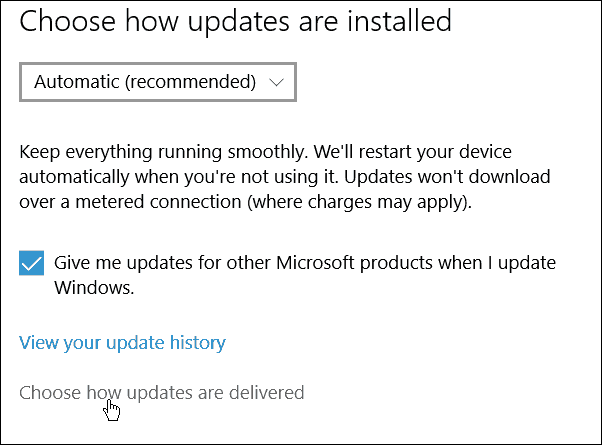 Neleiskite „Windows 10“ bendrinti „Windows“ naujinimų kitiems kompiuteriams