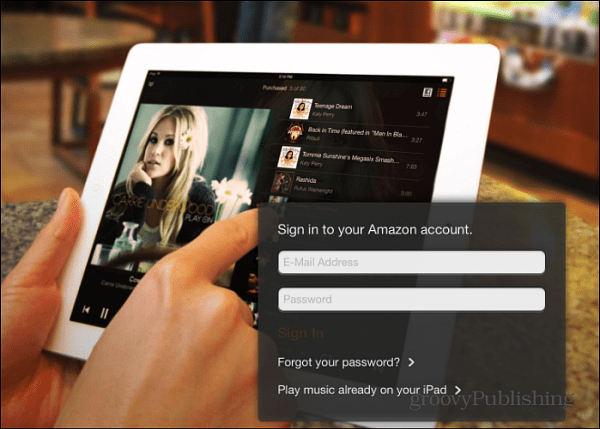 „iPad Amazon Cloud Player“