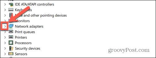 „Windows 11“ tinklo adapteriai