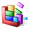 „Windows“ disko defragmentavimo priemonės piktograma