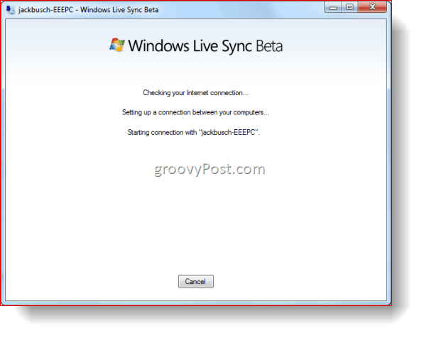 „Windows Live“ sinchronizavimo beta versija