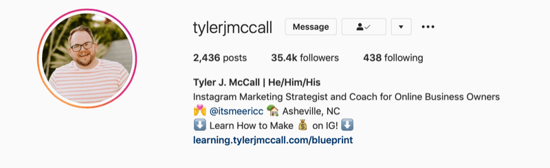 Taileris Dž. „McCall“ „Instagram“ biografija