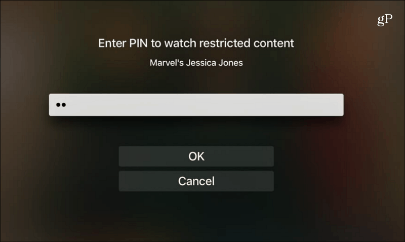 „Netflix“ įveskite riboto turinio PIN kodą