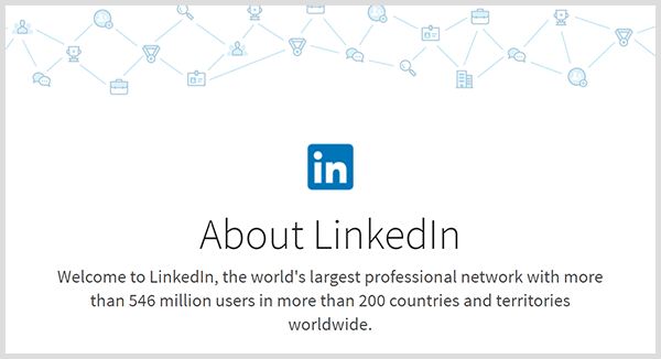 „LinkedIn“ statistika pažymi, kad platforma turi milijonus narių ir yra globali.