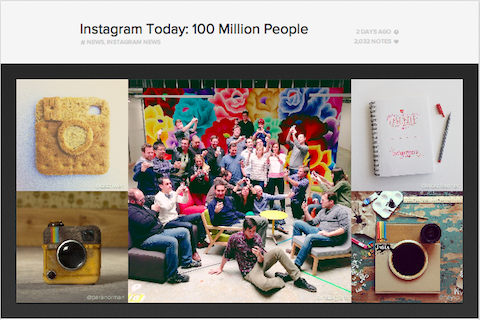 instagrame 100 mln