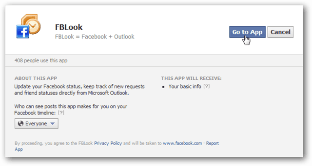 Kaip atnaujinti „Facebook“ naudojant „Microsoft Outlook“