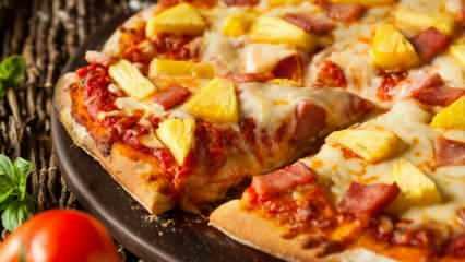 Kaip pasigaminti ananasų picą Kurioje šalyje buvo atrasta ananasų pica?