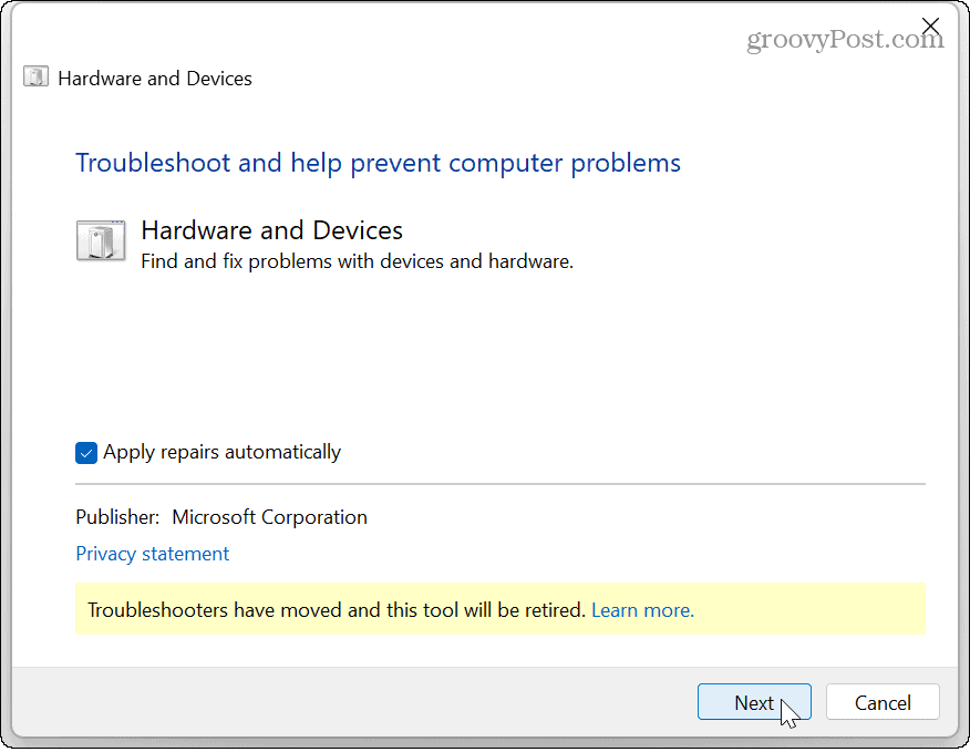 Pataisykite „Windows 11“ neskaitymą 