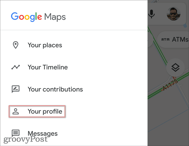 „Google Maps“ profilio redagavimas