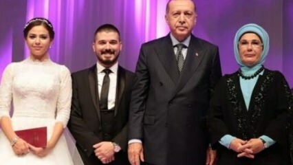 Prezidentas Erdoğanas ir jo žmona Emine Erdoğan buvo vestuvių liudininkai!