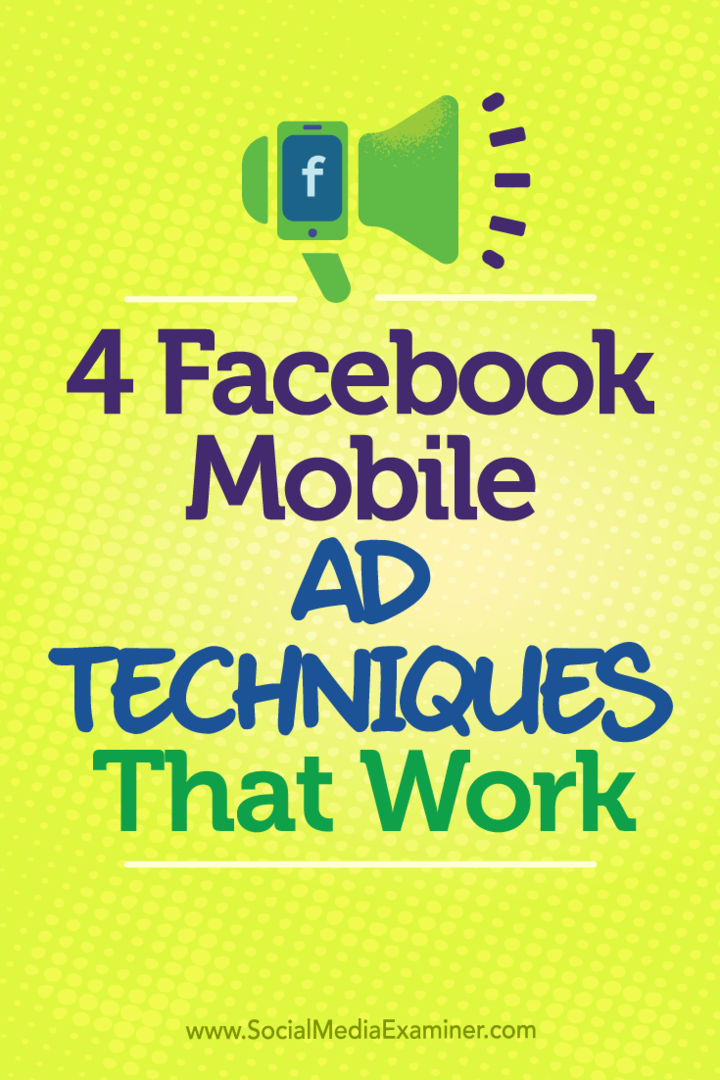 4 „Facebook“ skelbimų mobiliesiems metodai, kuriuos veikia Stefanas Desas socialinės žiniasklaidos eksperte.