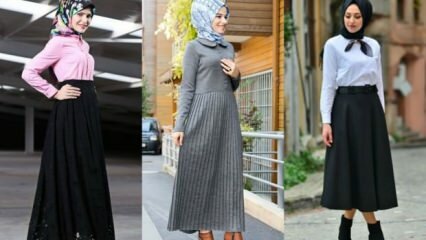Kaip sudaryti hidžabų sijono derinį?