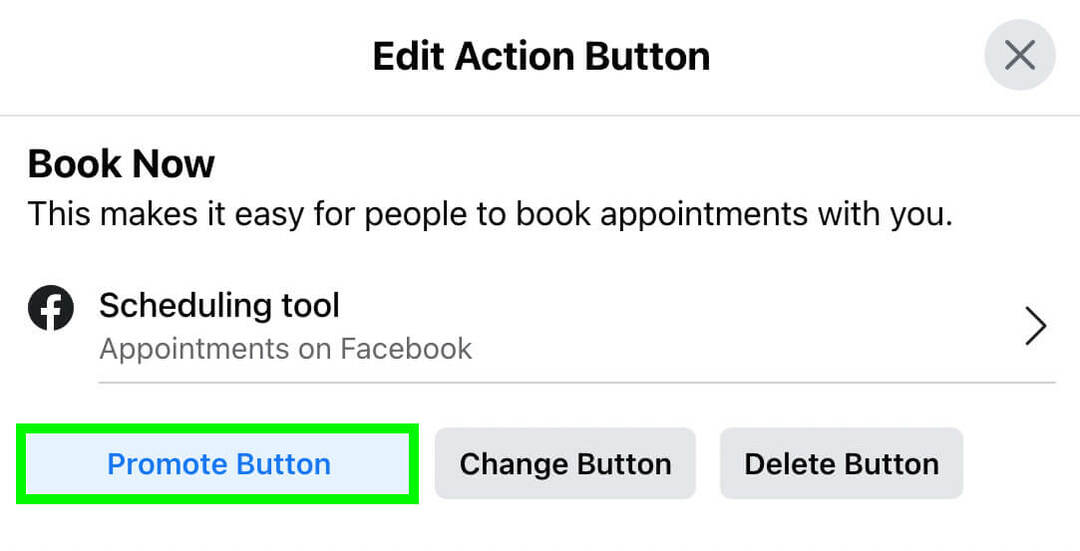 kaip-reklamuoti-savo-knygą-dabar-ar-rezervuoti-veiksmo-mygtukus-su-paid-Facebook-kampanijomis-select-edit-action-button-click-promote-button-automaticaly-generate-ad-call- to-action-cta-example-25