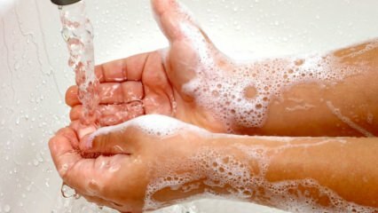 Situacijos, kai reikia nusiplauti rankas