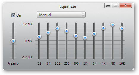 „puikūs ekvalaizerio nustatymai“ „iTunes“ ir „iOS“