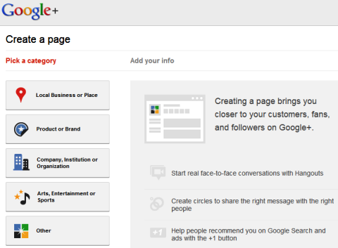 „Google+ Pages“ - sukurkite puslapį
