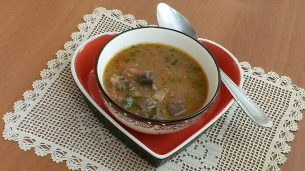 kepenų sriubos receptas