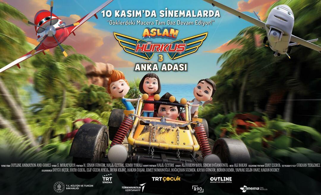 Geros žinios animacijos mėgėjams! Išleistas „Aslan Hürkuş 3: Anka Island“.