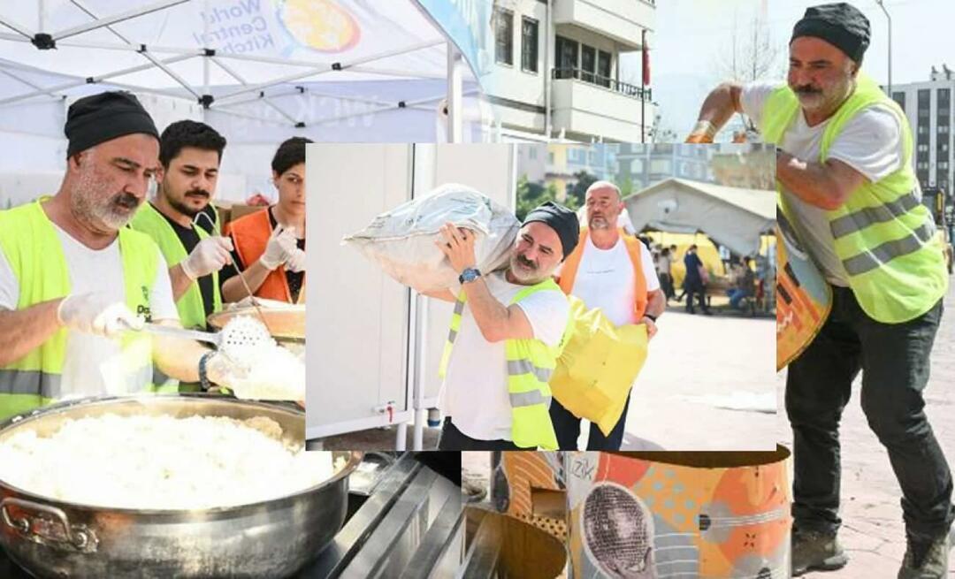 Leyla ir Majnun Erdal Grocery atskubėjo į pagalbą žemės drebėjimo aukoms! Cengiz Bozkurt solidarumas