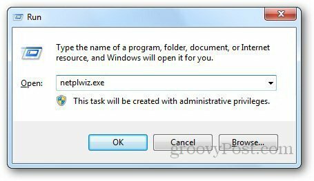 Įeiti į „Windows 7“ automatiškai 4