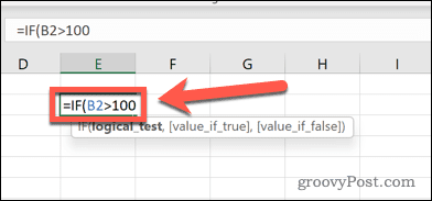 Excel, jei didesnis nei