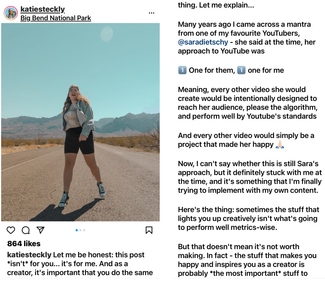 „Instagram“ verslo įrašo vaizdas su nuotrauka ir ilga antrašte