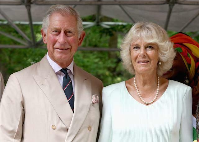 Karalius Charlesas ir jo žmona Camilla