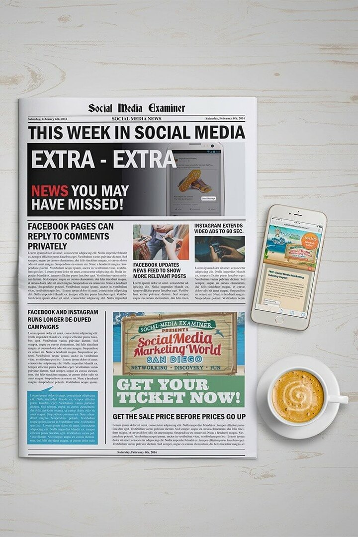 socialinių tinklų eksperto savaitės savaitės naujienos, 2016 m. vasario 6 d