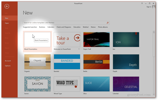 „Office 2013“ šablono kūrimas Padaryti pritaikytą dizainą „POTX“ tinkinti skaidrių skaidrių mokymo programą. Kaip ištuštinti pristatymą